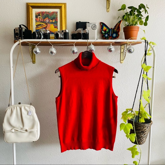 Cable u0026 Gauge | Tops | Cable Gauge Sleeveless Turtleneck Knit Top | Poshmark